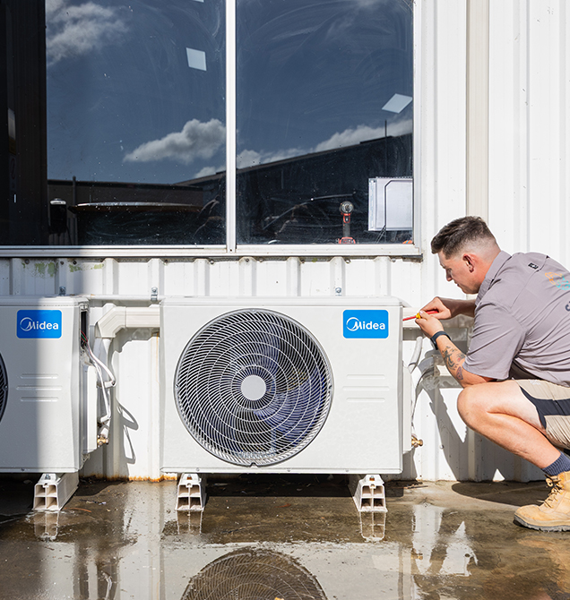Split system installation